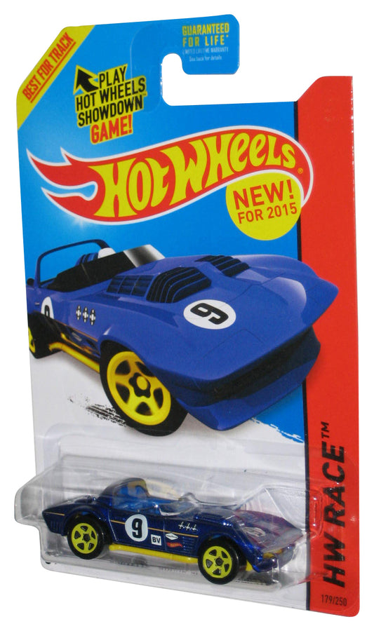 Hot Wheels HW Race (2013) Blue Corvette Grand Sport Roadster Car 179/250