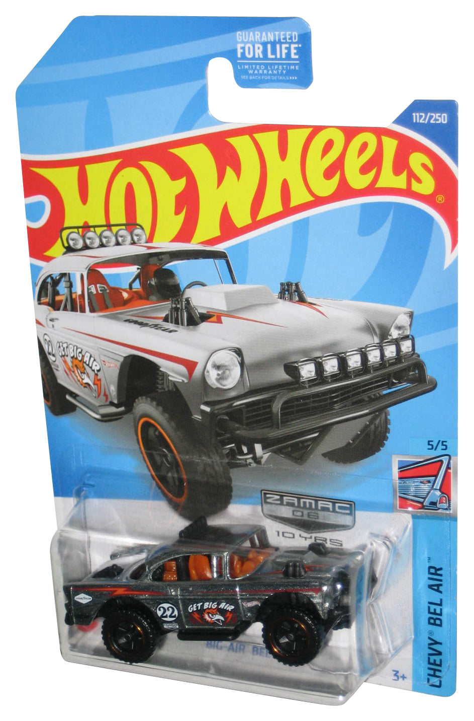 Hot Wheels Chevy Bel Air 5/5 Zamac 06 Big-Air Bel-Air Toy Car 112/250