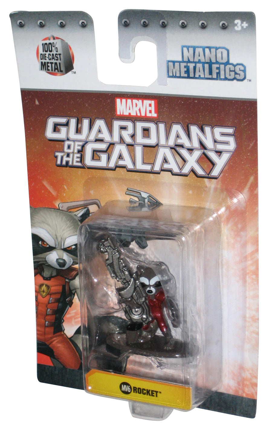 Marvel Guardians of The Galaxy Rocket Raccoon Nano Metalfigs Die-Cast Jada Toys Figure MV6