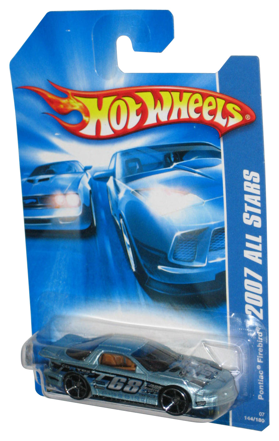 Hot Wheels 2007 All Stars Pontiac Firebird Blue Toy Car 144/180