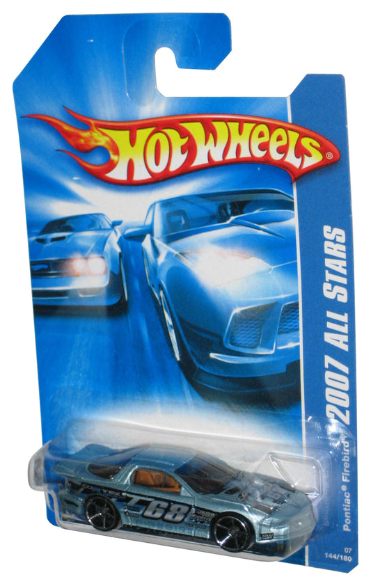 Hot Wheels 2007 All Stars Pontiac Firebird Blue Toy Car 144/180