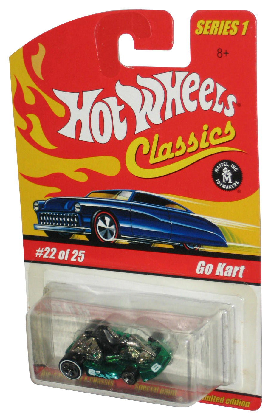 Hot Wheels Classics Series 1 (2004) Dark Green Go Kart Toy Car #22/25