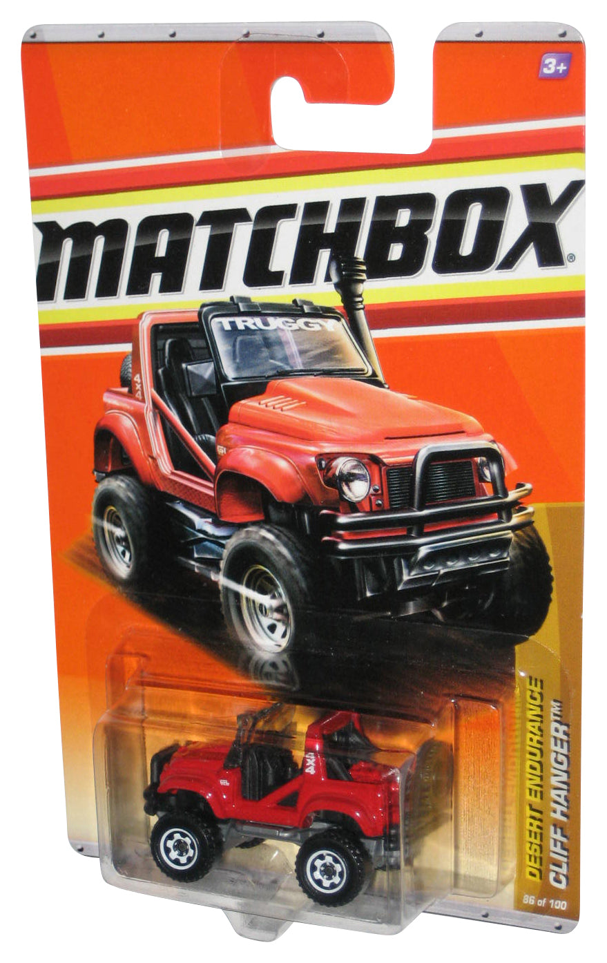 Matchbox Desert Endurance (2010) Red Cliff Hanger Toy Car 86/100
