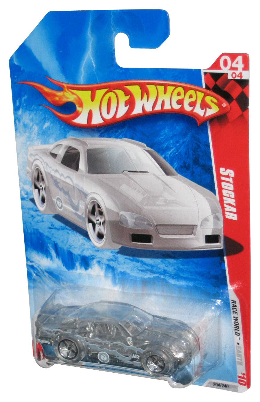 Hot Wheels Race World Earth 4/4 '10 White Stockar Toy Car 204/240