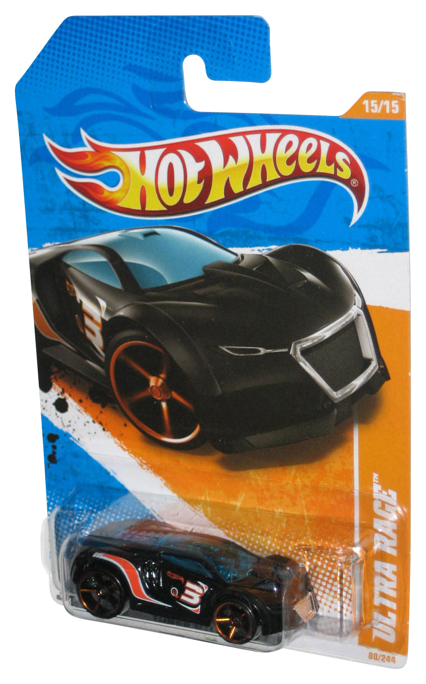 Hot Wheels Track Stars '11 15/15 (2010) Black Ultra Rage Toy Car 80/244