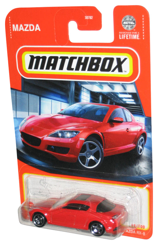 Matchbox Red 2004 Mazda RX-8 (2023) Toy Car 49/100