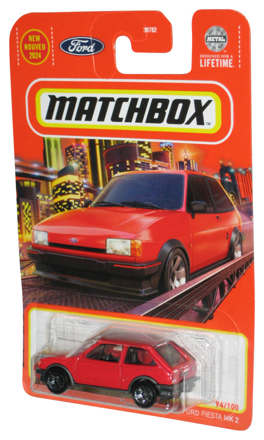 Matchbox 1983 Ford Fiesta MK 2 (2024) Red Toy Car 94/100