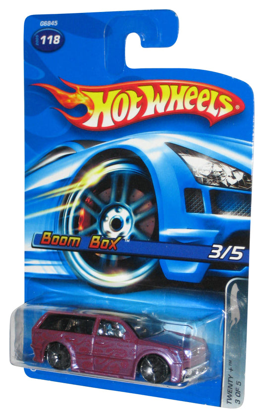 Hot Wheels Twenty 3/5 Boom Box (2005) Purple Toy Car #118