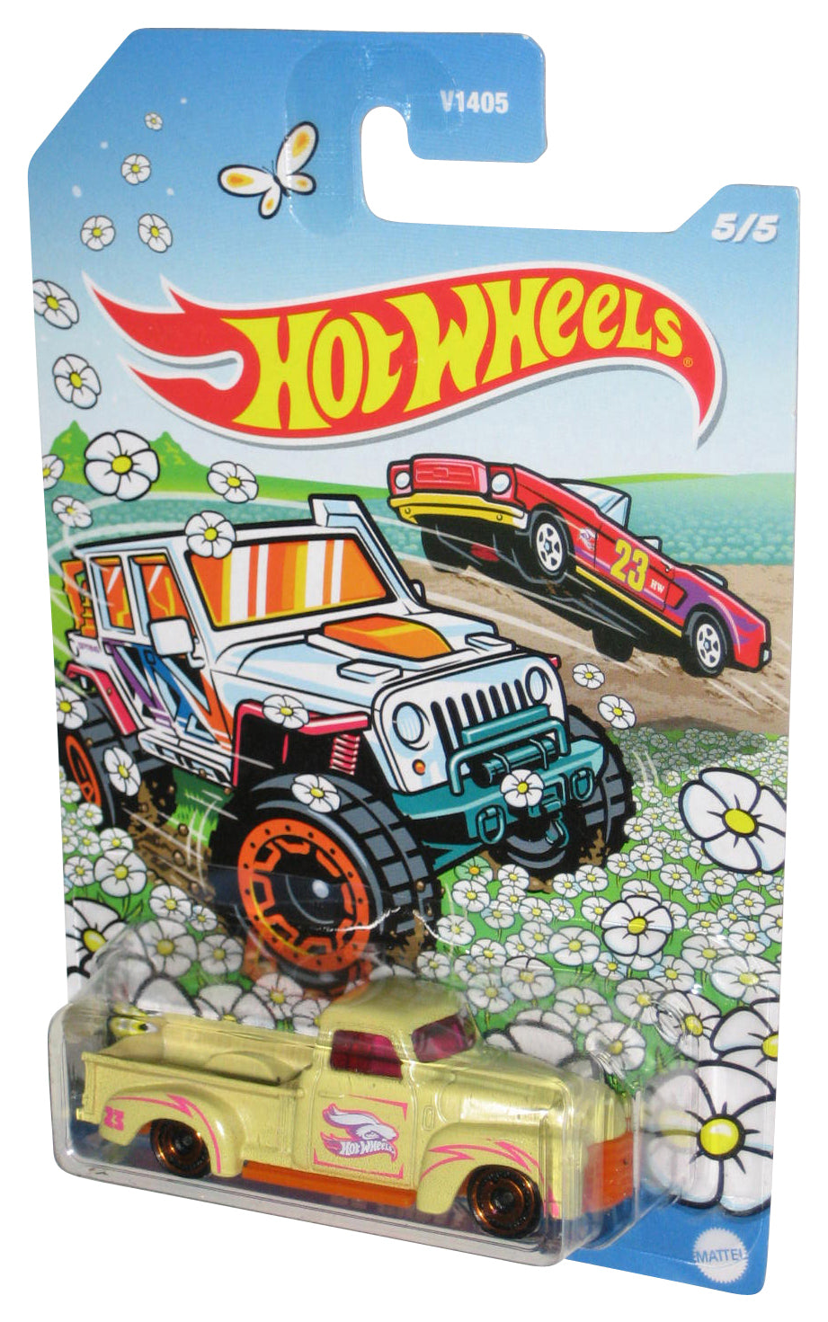 Hot Wheels Yellow '52 Chevy (2021) Mattel Spring Series Toy Truck 5/5