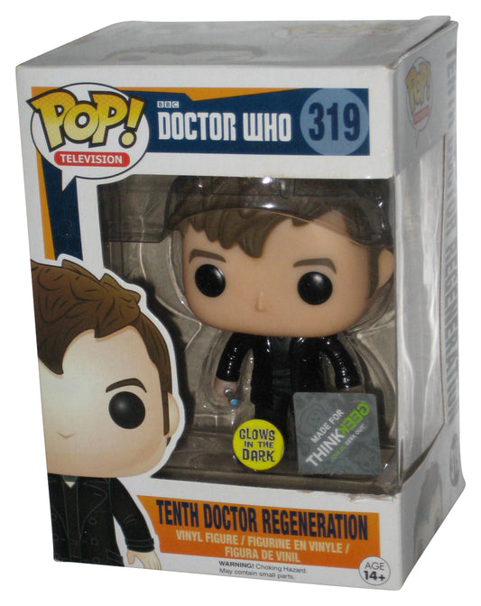 Doctor Who Tenth Regeneration Glow In The Dark Funko POP! Vinyl Figure 319 - (Think Geek Exclusive)