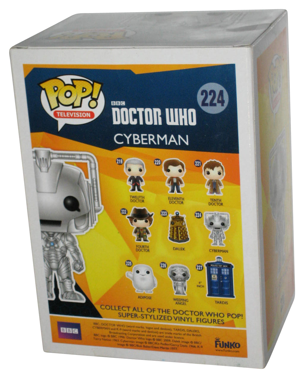 Doctor Who Cyberman Funko POP! Television Vinyl Figure 224