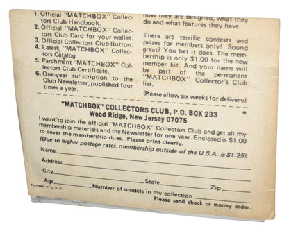 Matchbox Superfast Lesney (1971) Blue Citroen M Toy Car No. 51 - (Damaged Packaging)