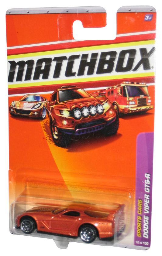 Matchbox Sports Cars (2009) Burnt Orange Dodge Viper GTS-R Car 10/100