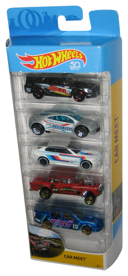 Hot Wheels Car Meet (2017) Mattel Car 5-Pack Box Set