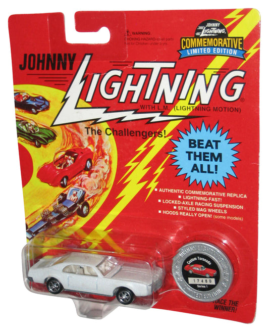 Johnny Lightning The Challengers! (1995) Custom Tornado White Toy Car