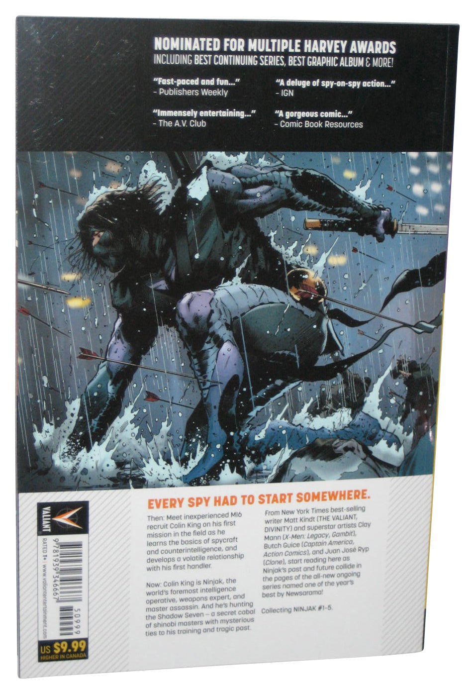 Ninjak Volume 1 Weaponeer (2015) Valiant Comics Paperback Book