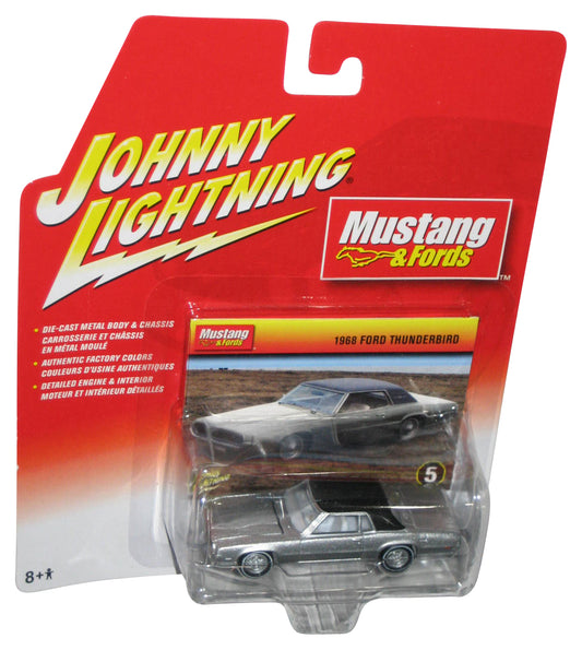 Johnny Lightning Mustang & Fords 1968 Ford Mustang Silver Toy Car - (Dented Plastic)