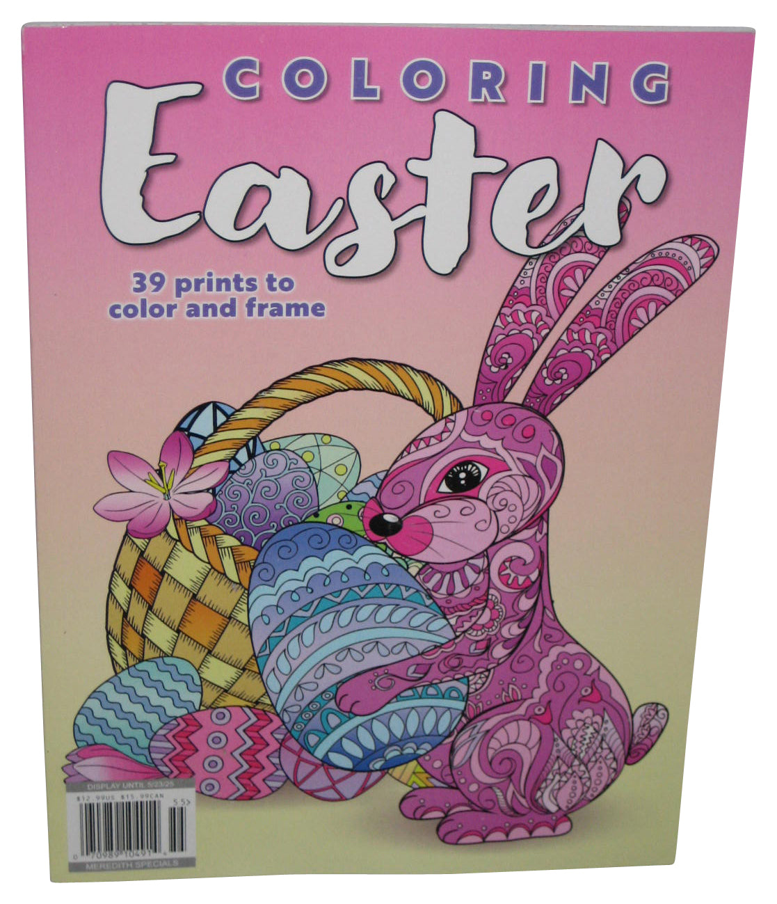 Coloring Easter (2025) Magazine Paperback Book - (39 Prints To Color And Frame)