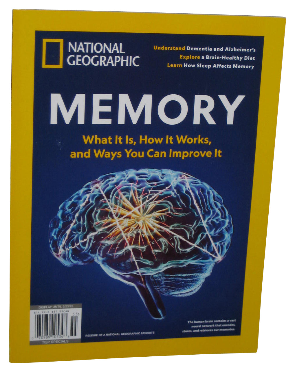 National Geographic Memory (2025) Magazine Book - (What It Is How It Works And Ways You Can Improve It)