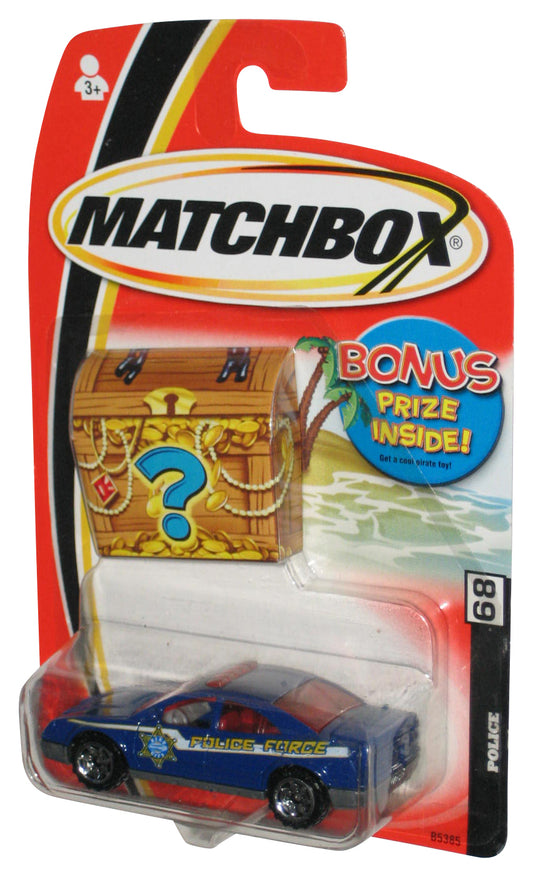 Matchbox Police Force (2004) Blue Toy Car #68 w/ Treasure Chest