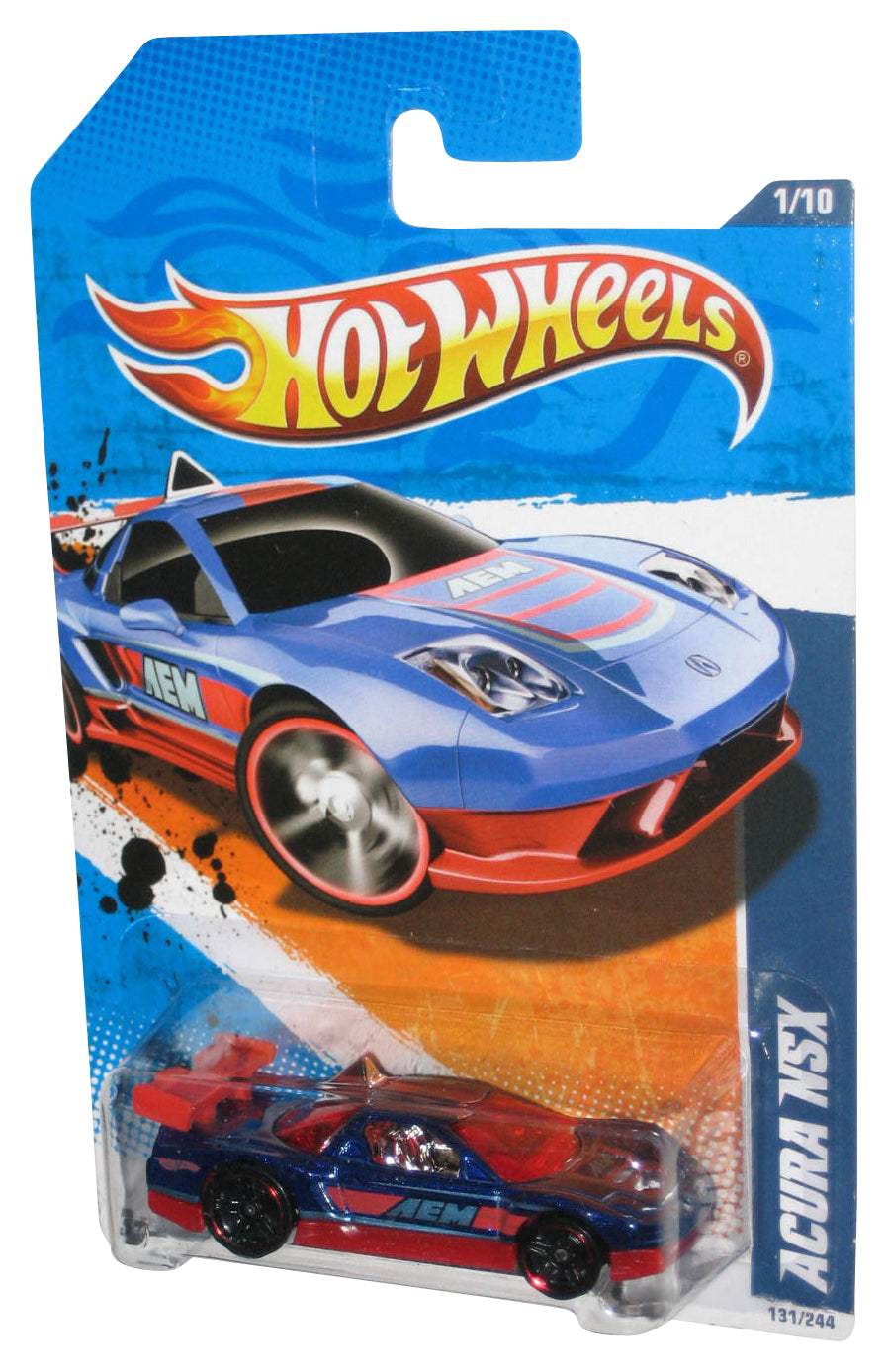 Hot Wheels HW Performance '11 Blue Acura NSX Toy Car 131/244