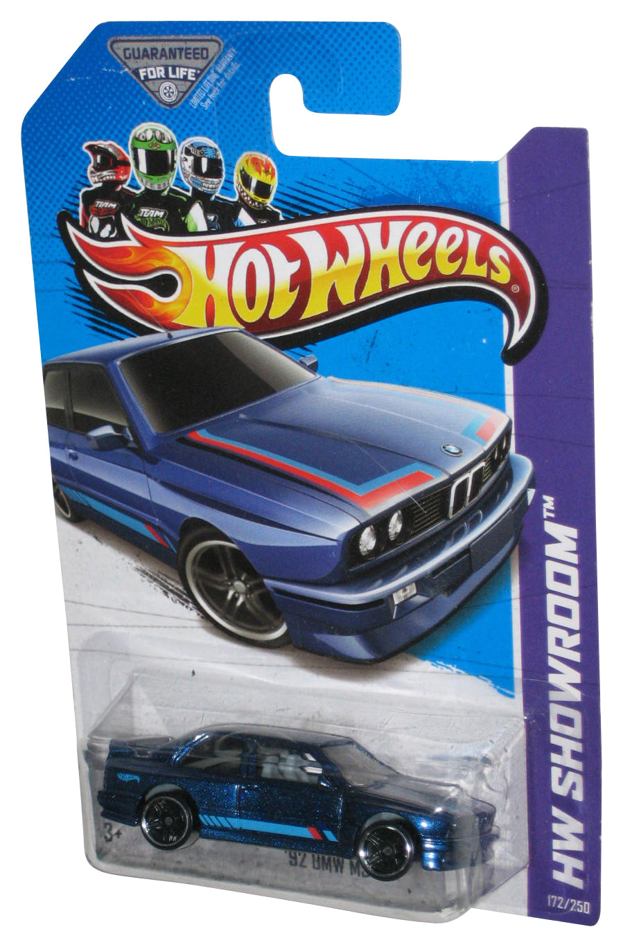 Hot Wheels HW Showroom (2012) Blue '92 BMW M3 Toy Car 172/250