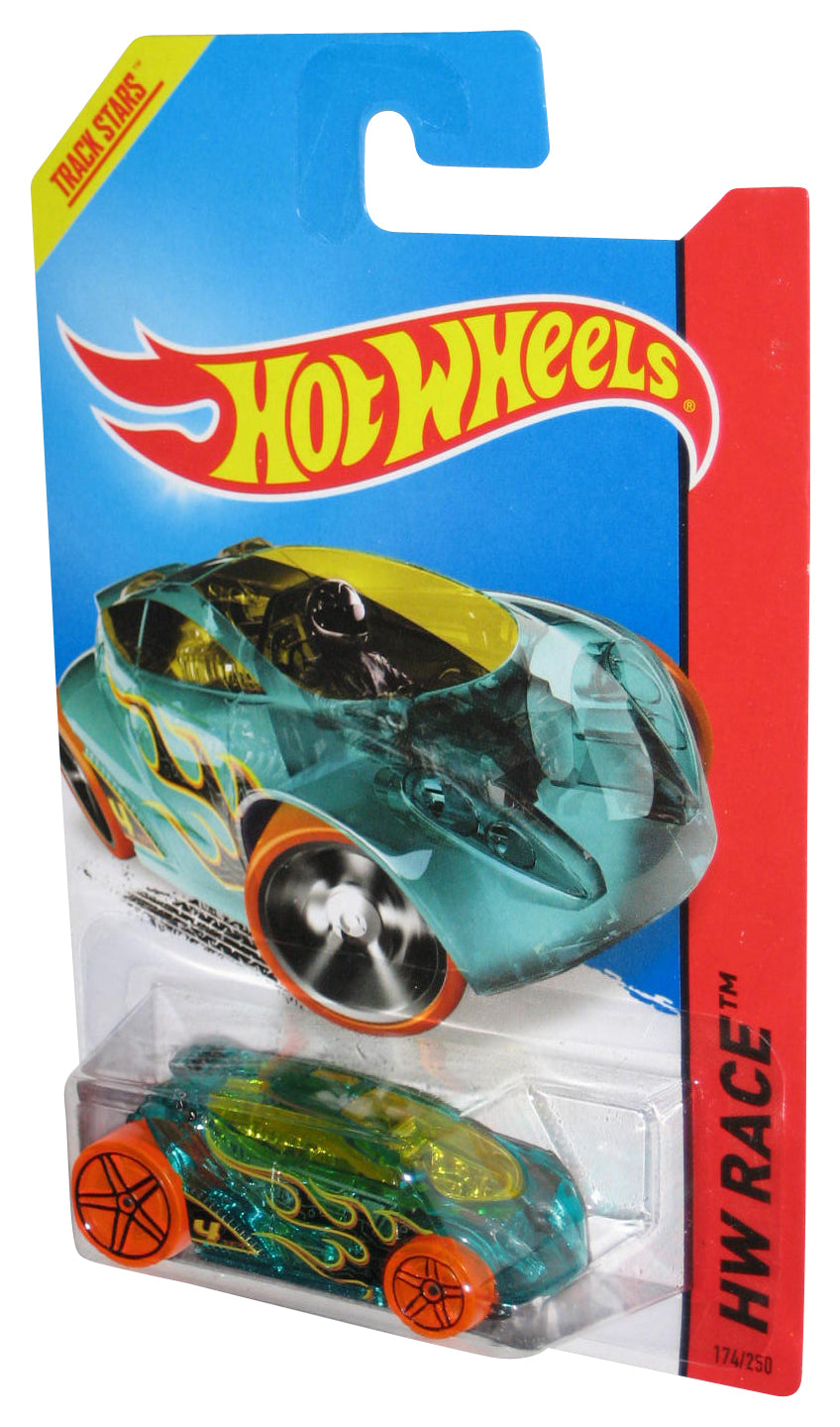 Hot Wheels Race (2013) Green Vandetta Toy Car 174/250