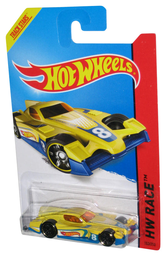 Hot Wheels Race (2013) Yellow Formula8r Toy Car 153/250
