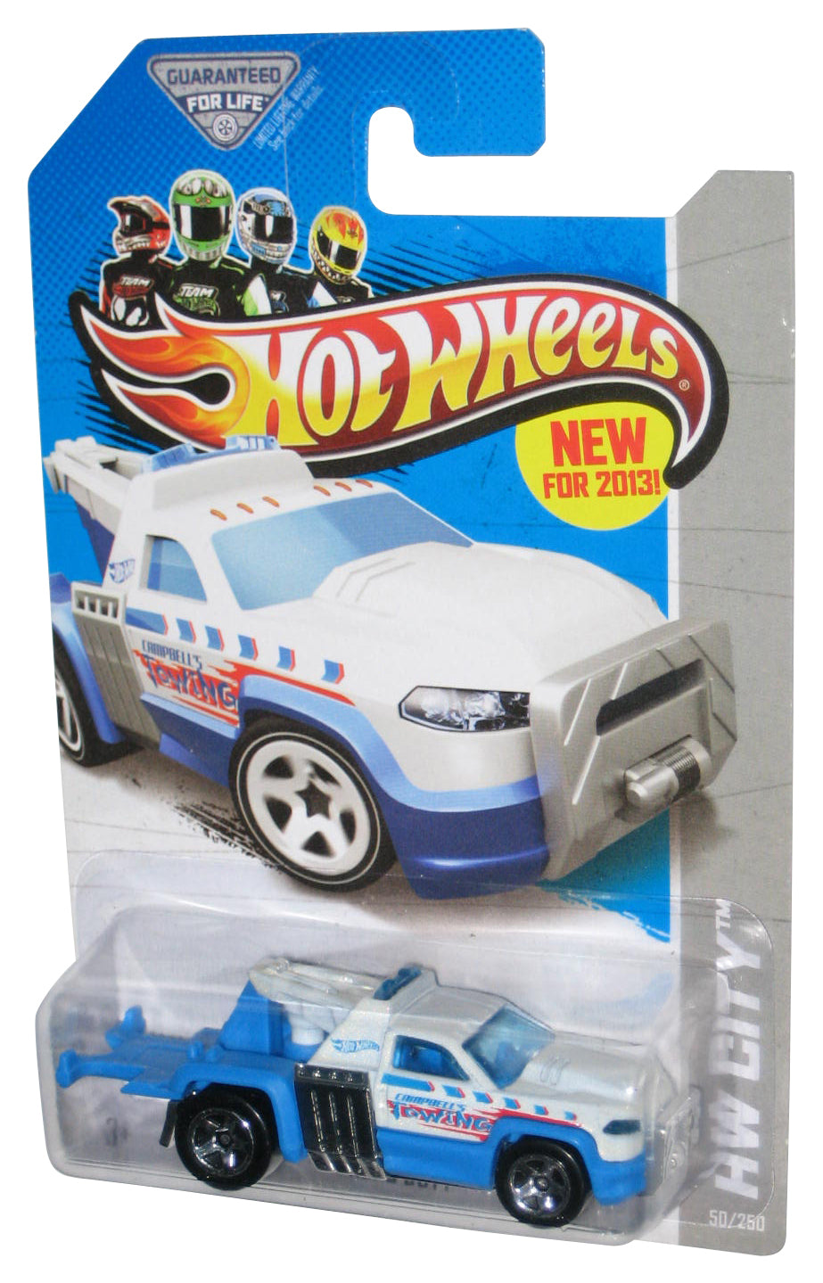 Hot Wheels HW City (2012) Blue & White Repo Duty Toy Vehicle 50/250