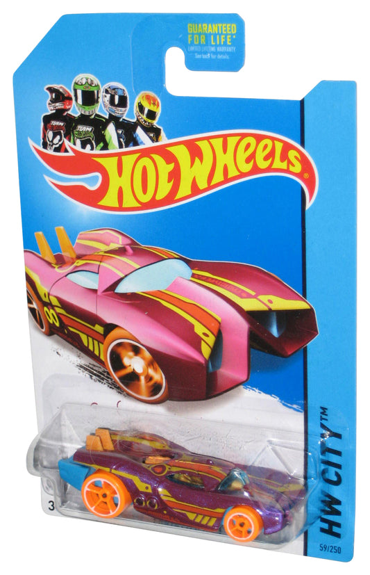 Hot Wheels HW City (2013) Purple Prototype H-24 Toy Car 59/250