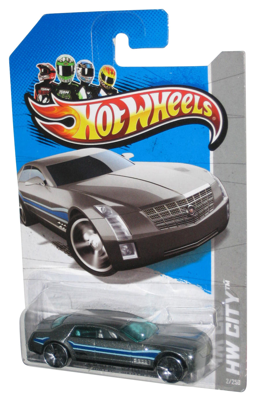 Hot Wheels HW City (2012) Silver Cadillac Sixteen Concept Toy Car 2/250