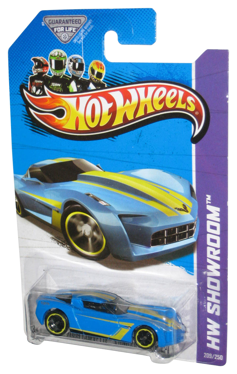 Hot Wheels HW Showroom (2012) Blue 2009 Corvette Stingray Concept Toy Car 209/250