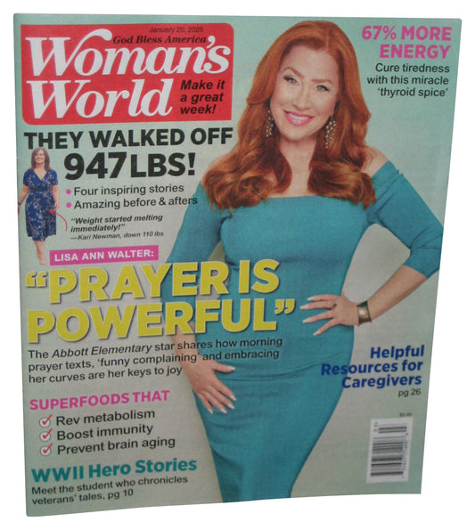 Woman's World February 17 2025 Magazine Book - (Lisa Ann Walter Cover)