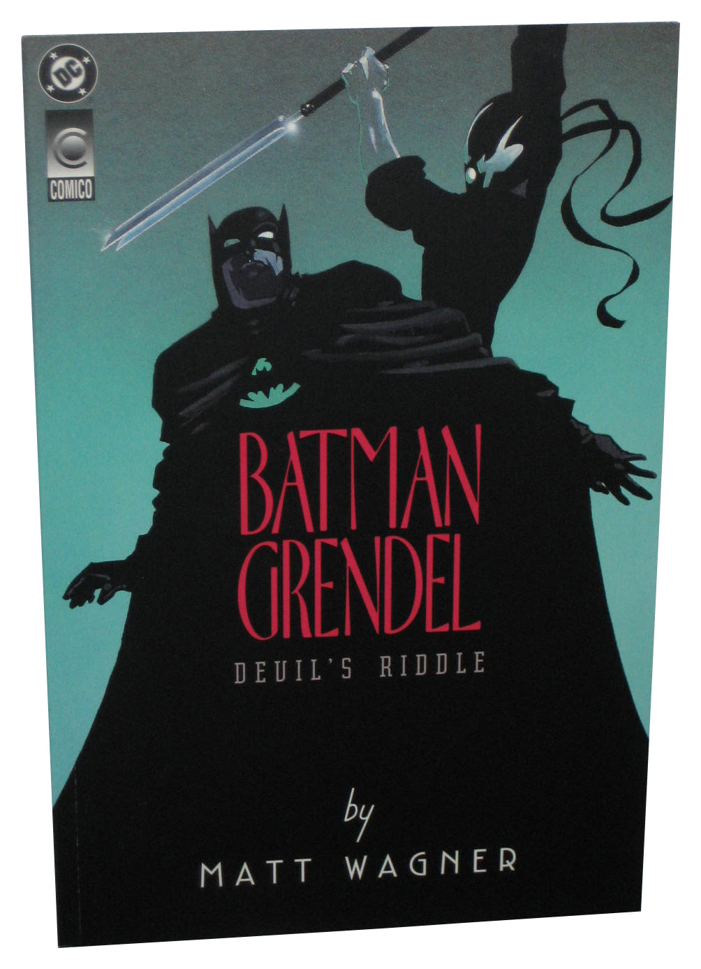 DC Comics Batman & Grendel Devil's Riddle (1993) Paperback Book - (Matt Wagner)