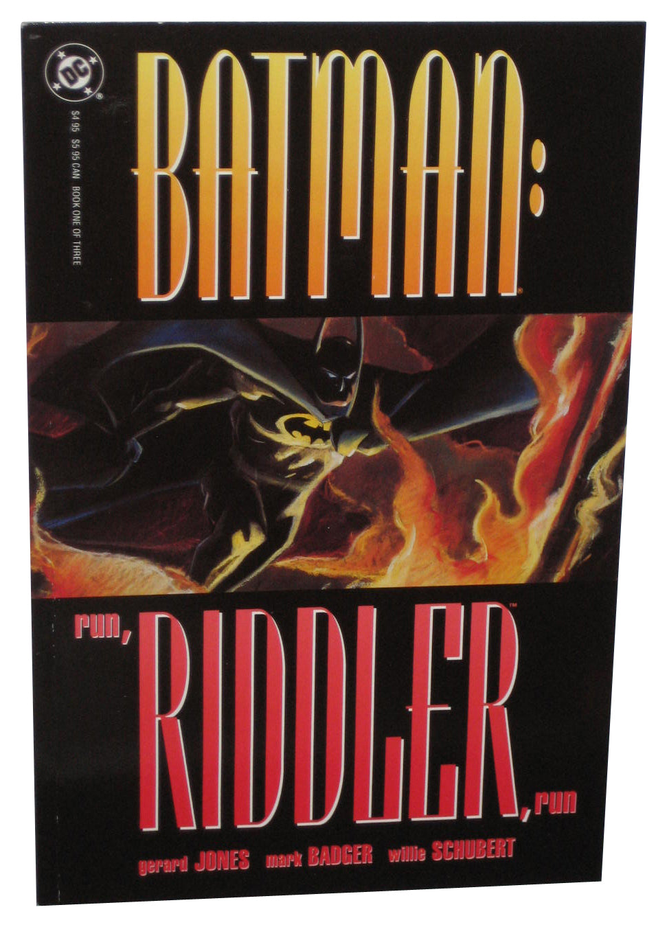 DC Comics Batman Run Riddler Run (1992) Paperback Book