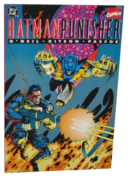 DC Comics & Marvel Batman Punisher Lake of Fire (1994) Paperback Book