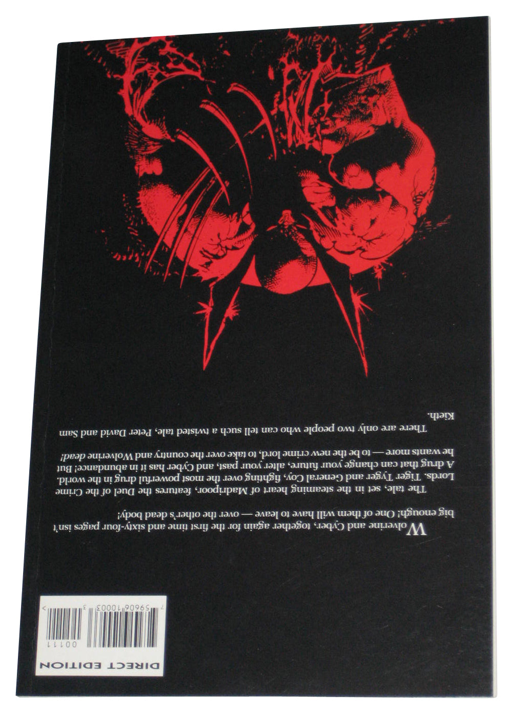 Marvel Comics Wolverine Blood Hungry (1993) Paperback Book