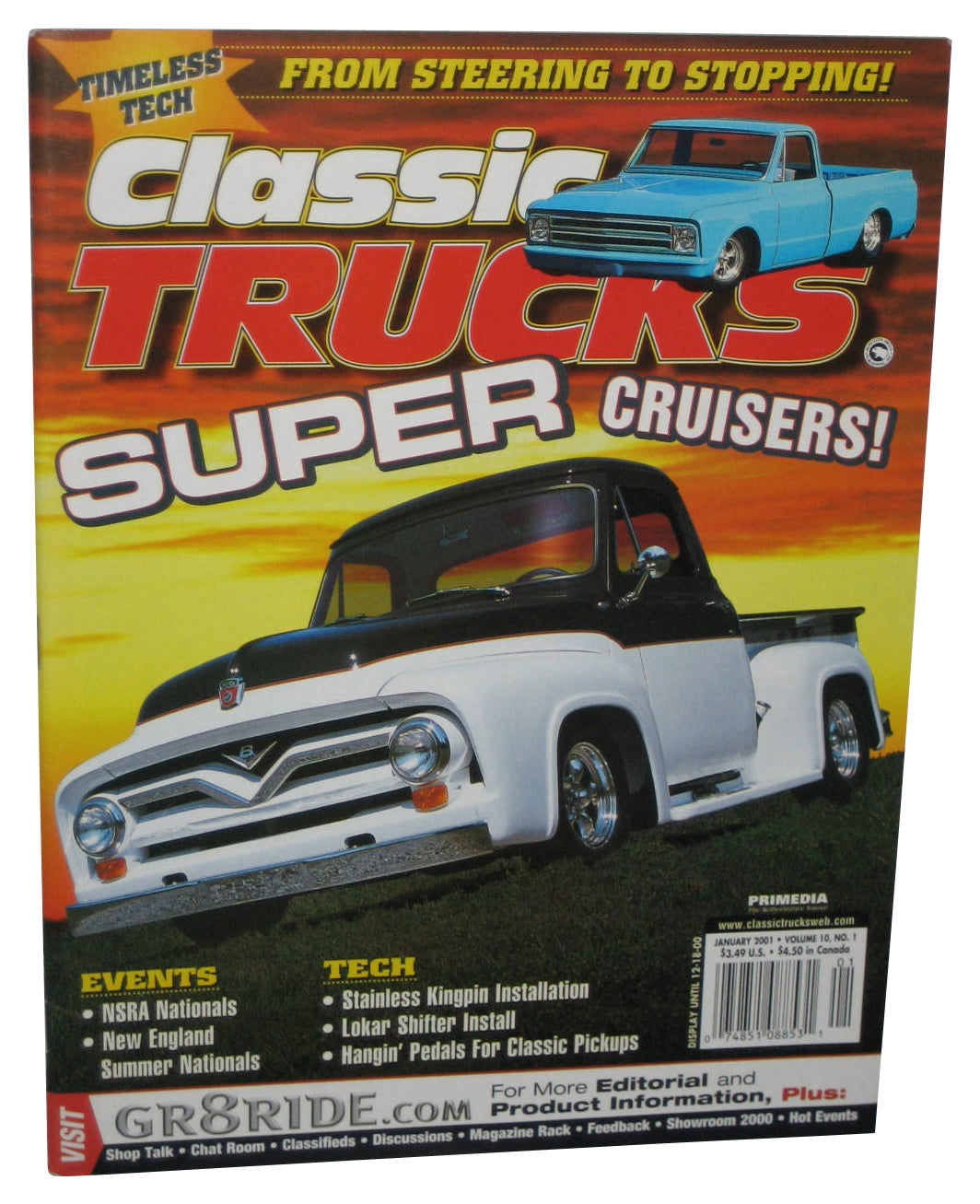 Classic Trucks Super Cruisers January 2001 Magazine Book