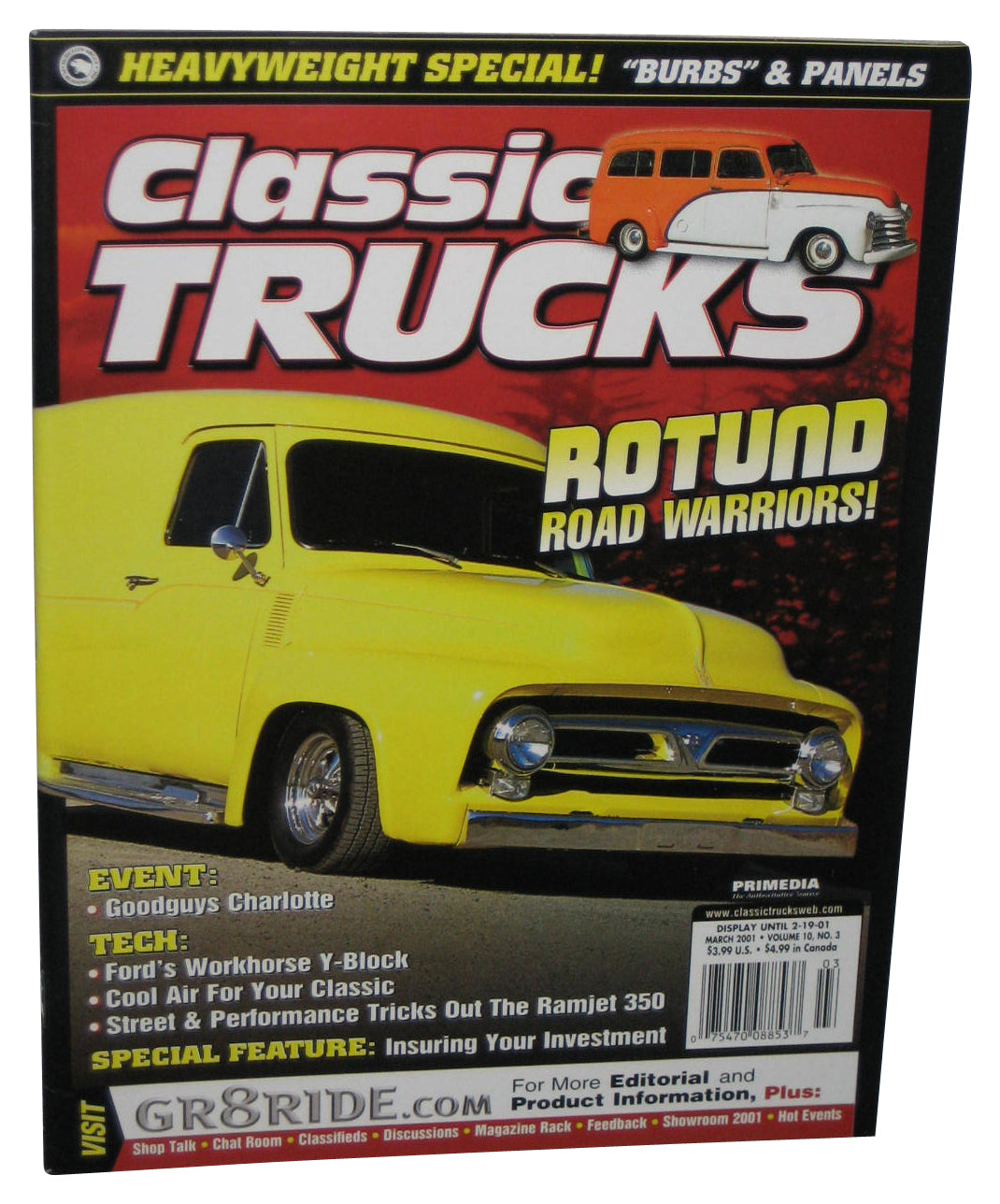 Classic Trucks Totund Road Warriors March 2001 Magazine Book