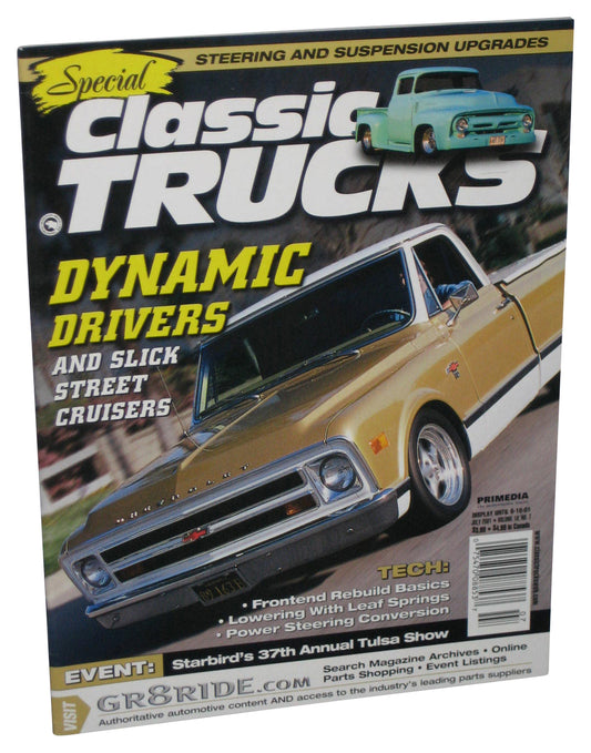 Classic Trucks Dynamic Drivers Slick Street Cruisers July 2001 Magazine Book