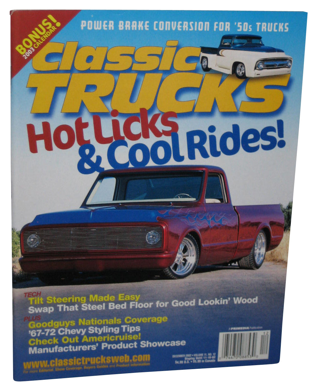 Classic Trucks Hot Licks & Cool Rides December 2002 Magazine Book