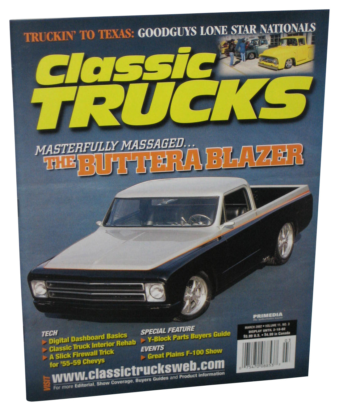 Classic Trucks The Buttera Blazer March 2002 Magazine Book