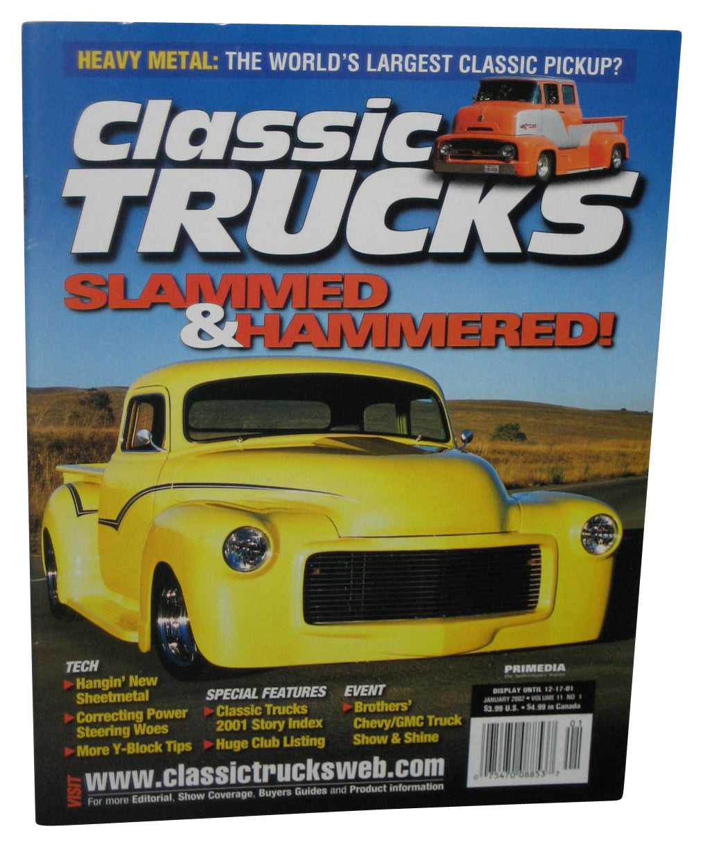 Classic Trucks Slammed & Hammered January 2002 Magazine Book