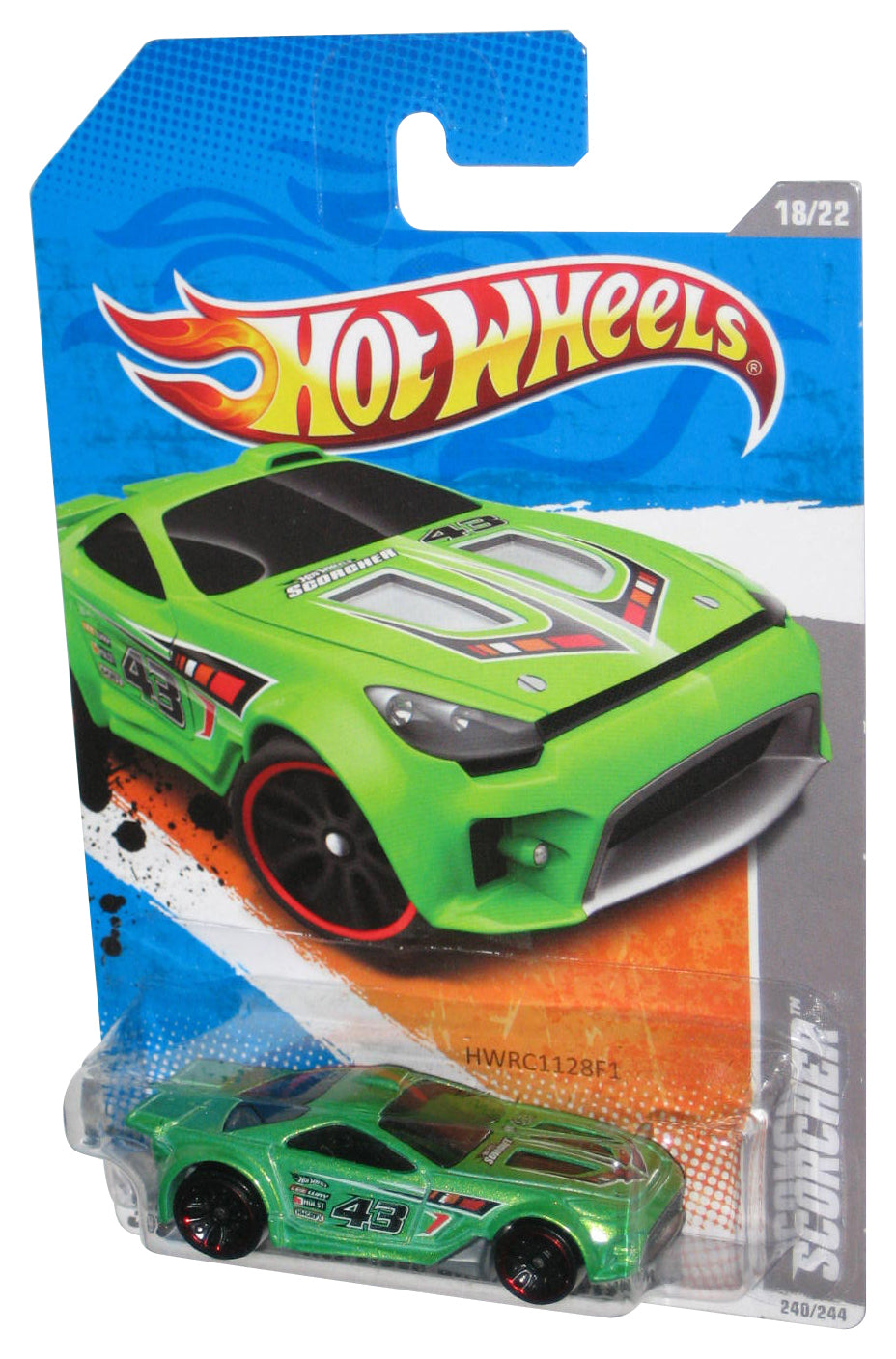 Hot Wheels HW Video Game Heroes 18/22 (2010) Green Scorcher Toy Car 240/244