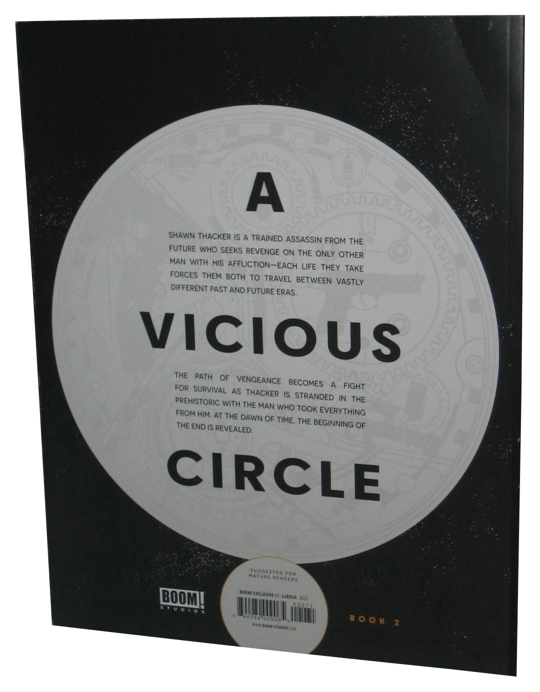 A Vicious Circle Boom Comic Magazine Book - (Convention Exclusive Virgin Variant Black & White Cover)