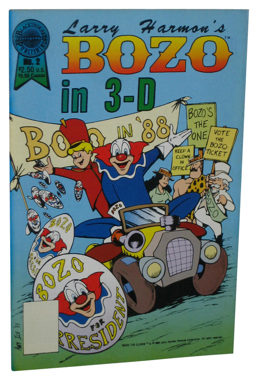 Larry Harmon's Bozo In 3-D Blackthorne Comic Book Issue No. 2