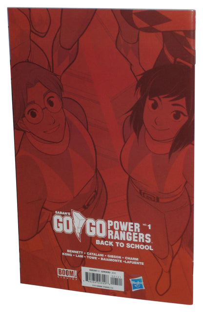 Go Go Power Rangers Back To School Variant Cover Boom Comic Book #1