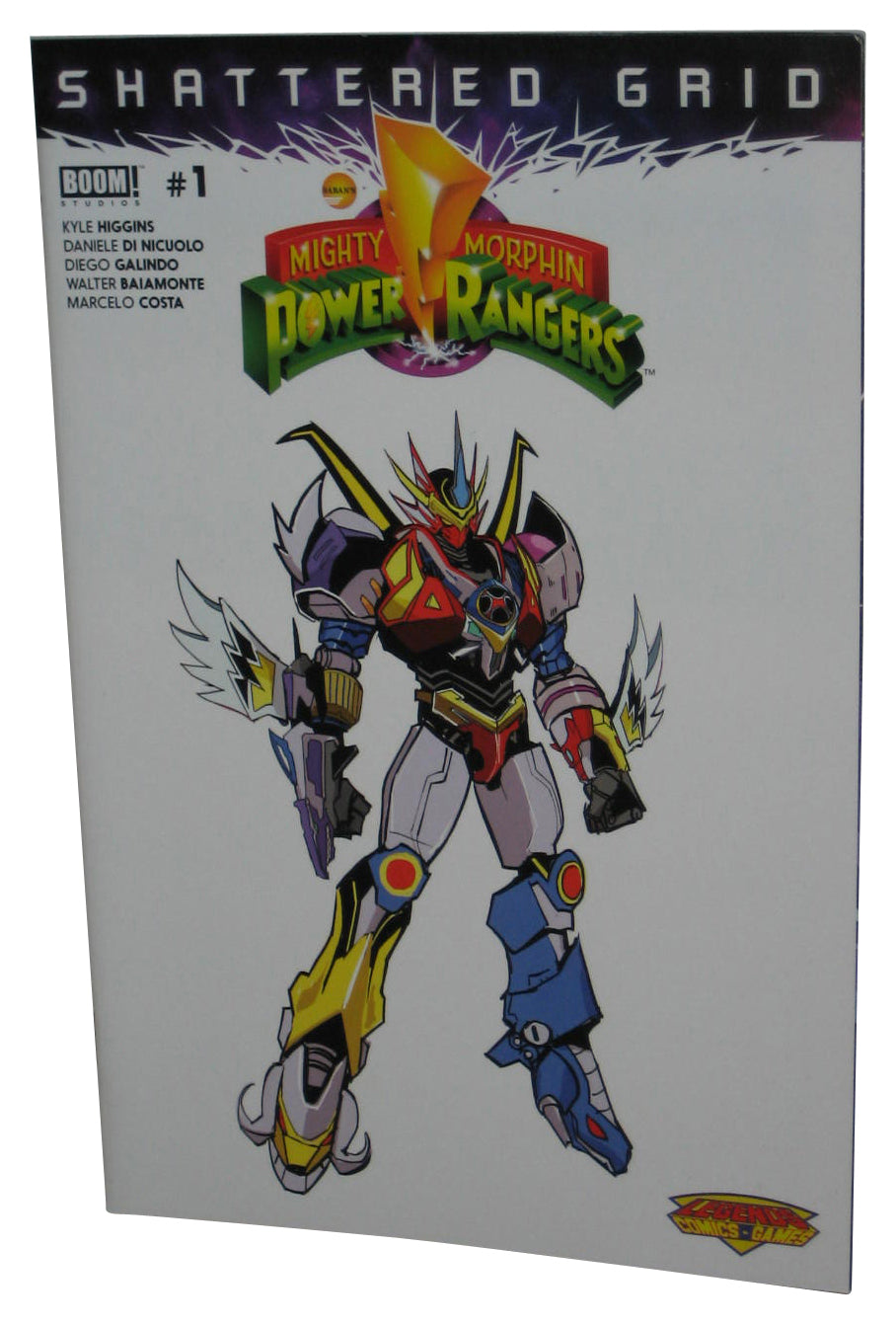 Power Rangers Shattered Grid Legends Boom Variant Comic Book #1