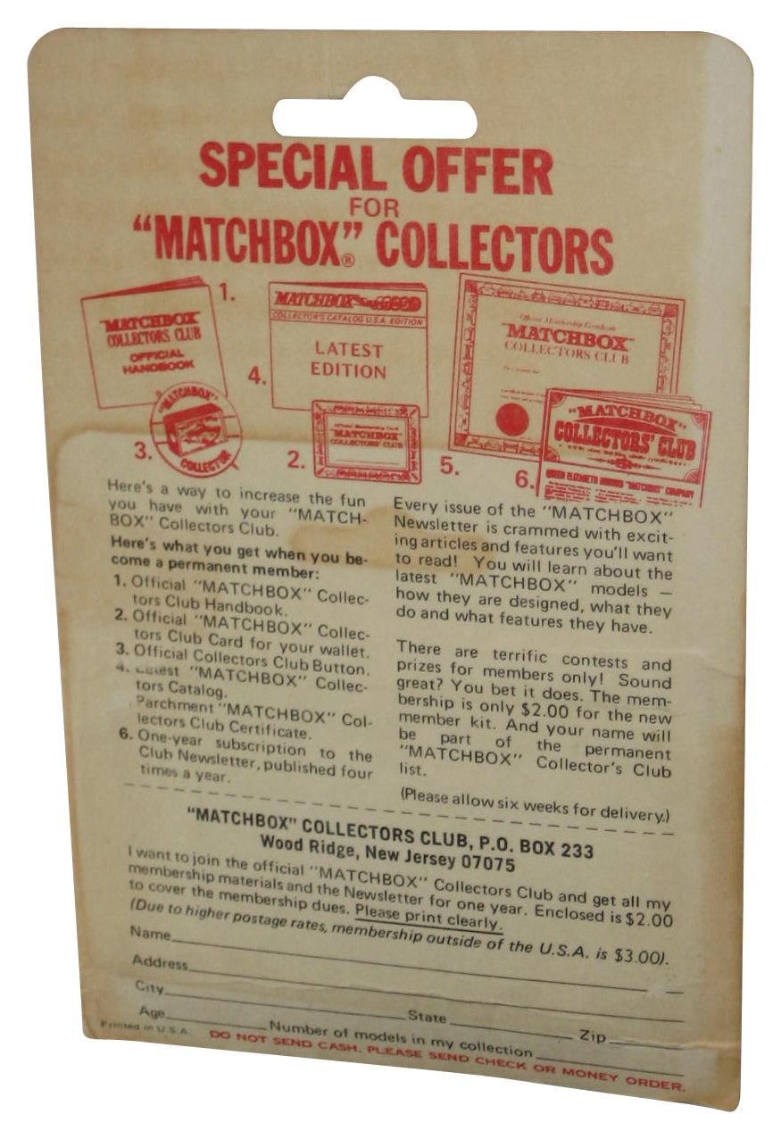 Matchbox Superfast Lesney (1976) Personnel Carrier Green Military Vintage Toy No. 54 - (Damaged Packaging)