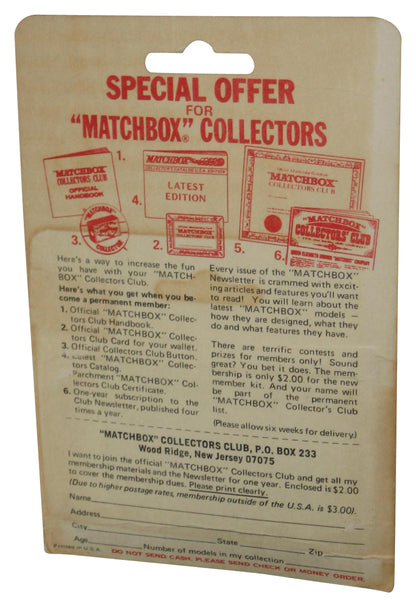 Matchbox Superfast Lesney (1976) Personnel Carrier Green Military Vintage Toy No. 54 - (Damaged Packaging)